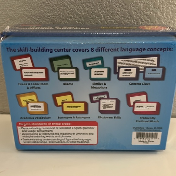 Lakeshore Match & Sort Language Quickies Vocabulary New Box & Sealed Grades 4-5 - Picture 3 of 5